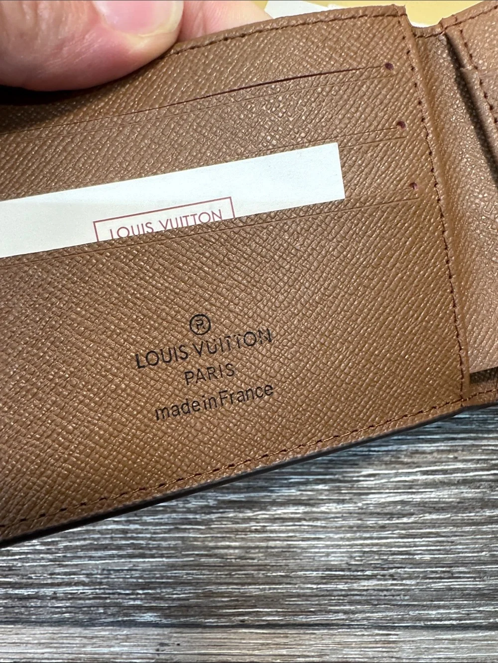 Louis Vuitton Monogram Money Clip Wallet - Brown